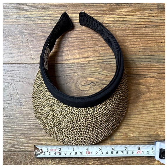 Sun & Sand Giana Tweed Braided Visor - Picture 6 of 7